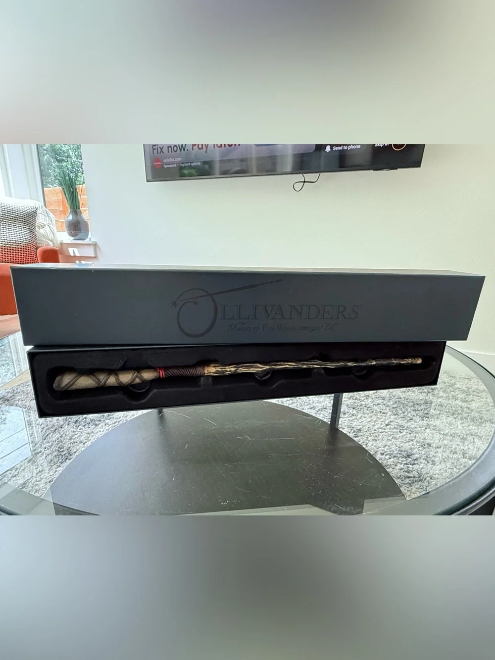Harry Potter Ollivanders wand with case